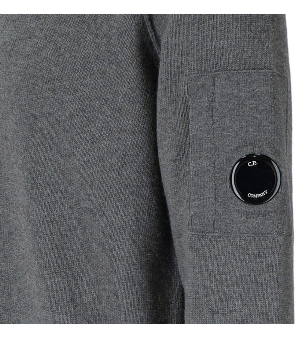 C.P. Company Grs Gunmetal Turtleneck Sweater