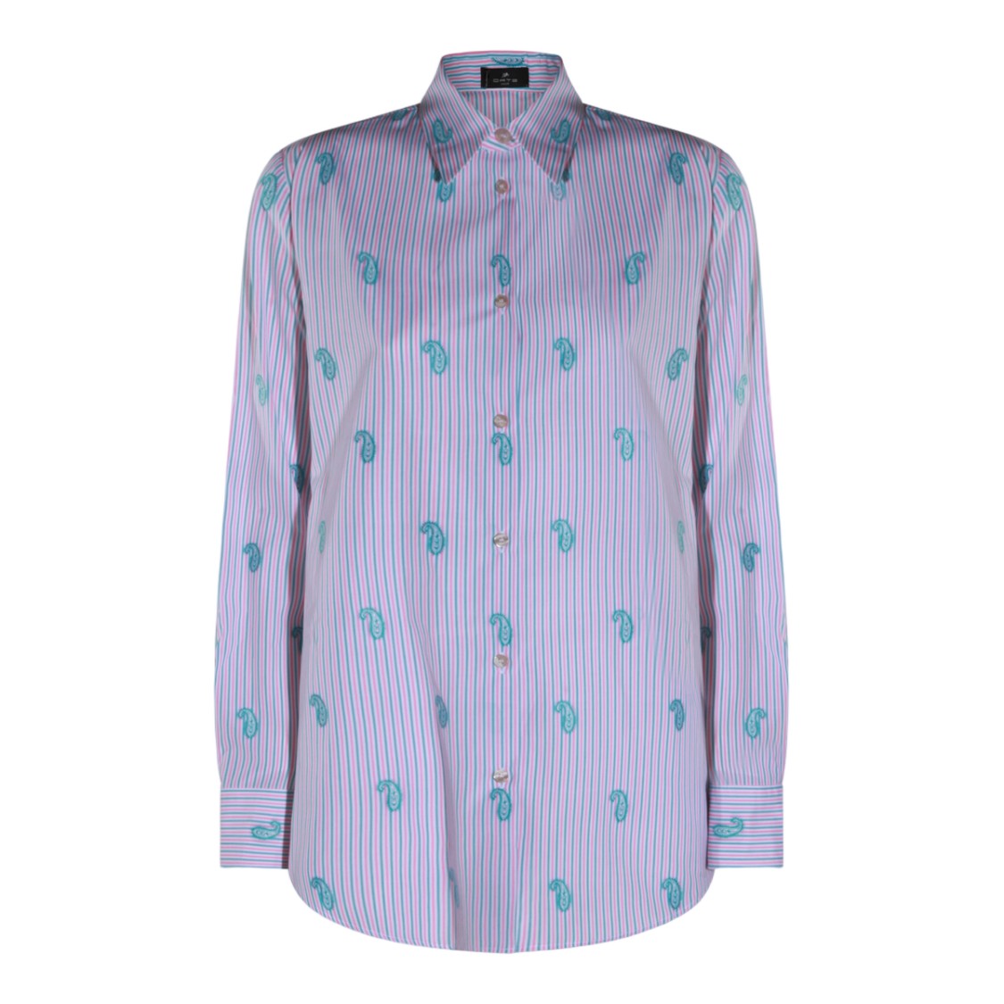 Etro Long-Sleeve Striped Shirt
