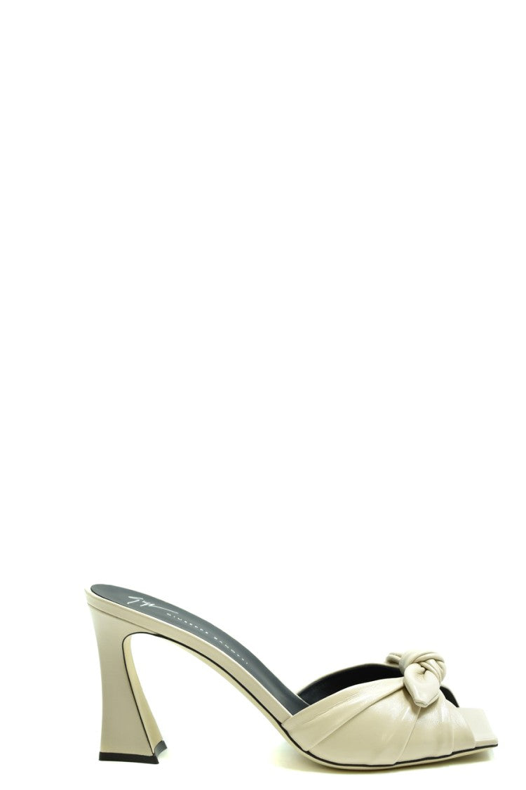 Giuseppe Zanotti Vanilla Leather Heeled Sandal