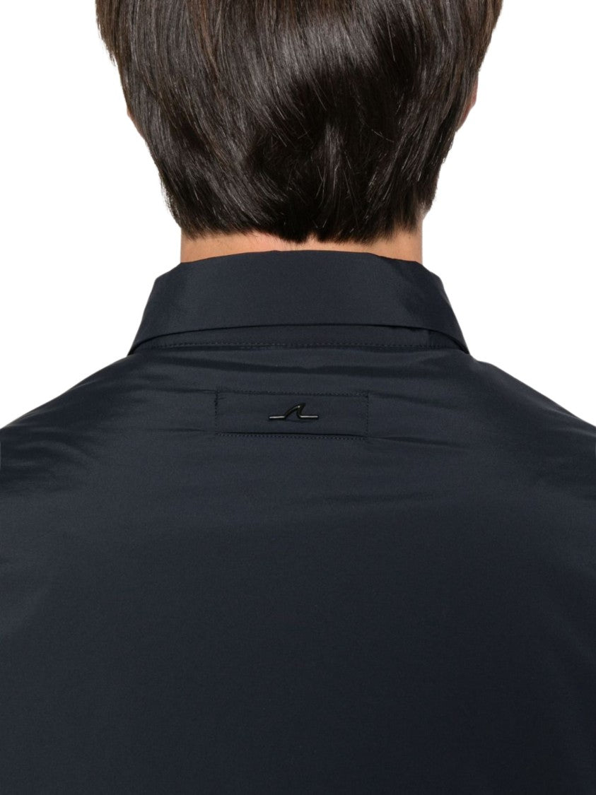 Paul & Shark Shirt Collar Jacket With Minimalist Design And Relaxed Fit