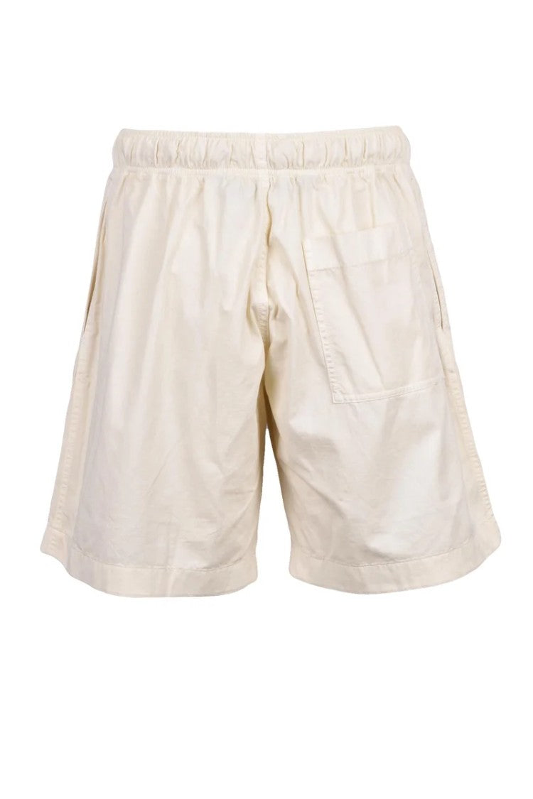 Palm Angels Cotton Shorts - Cream
