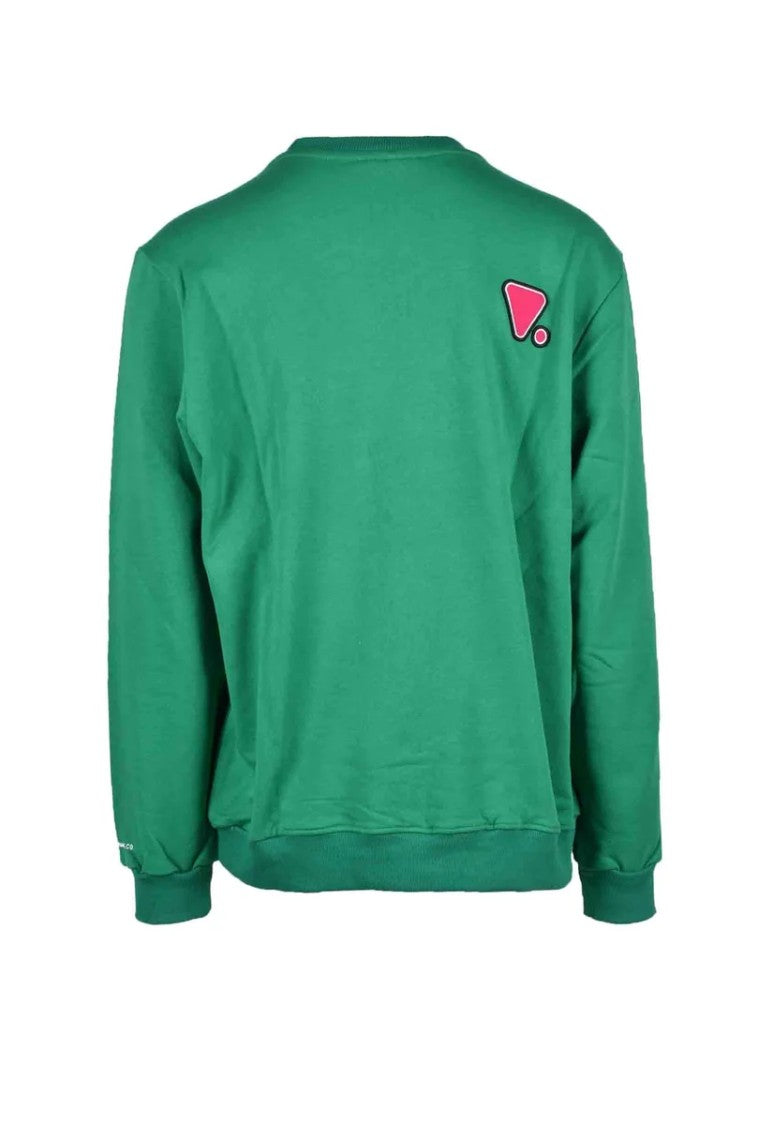 Valvola Green Graphic Cotton Sweatshirt