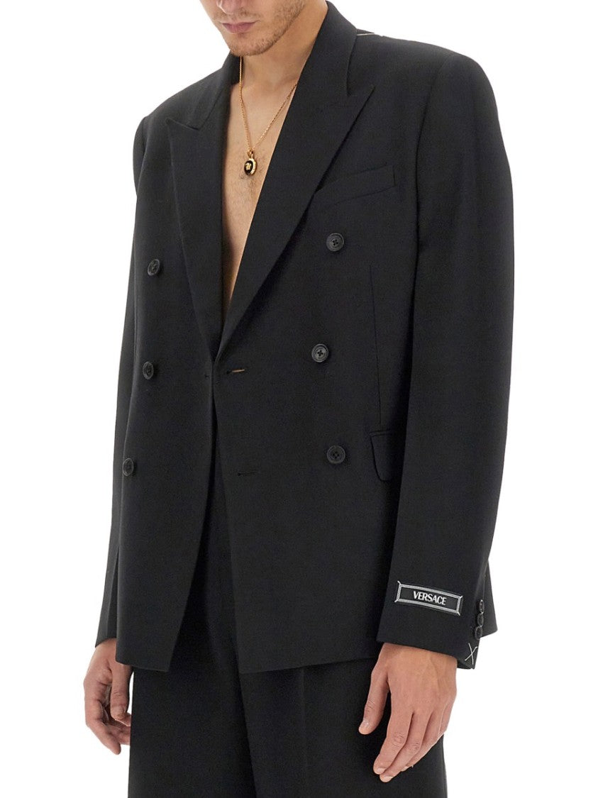 Versace Double-Breasted Blazer