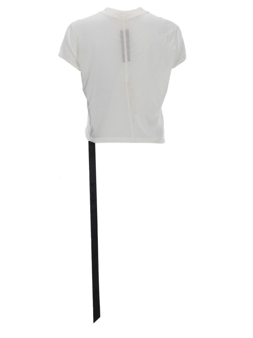 Drkshdw By Rick Owens Cropped Small Level T Ribbon T-Shirt