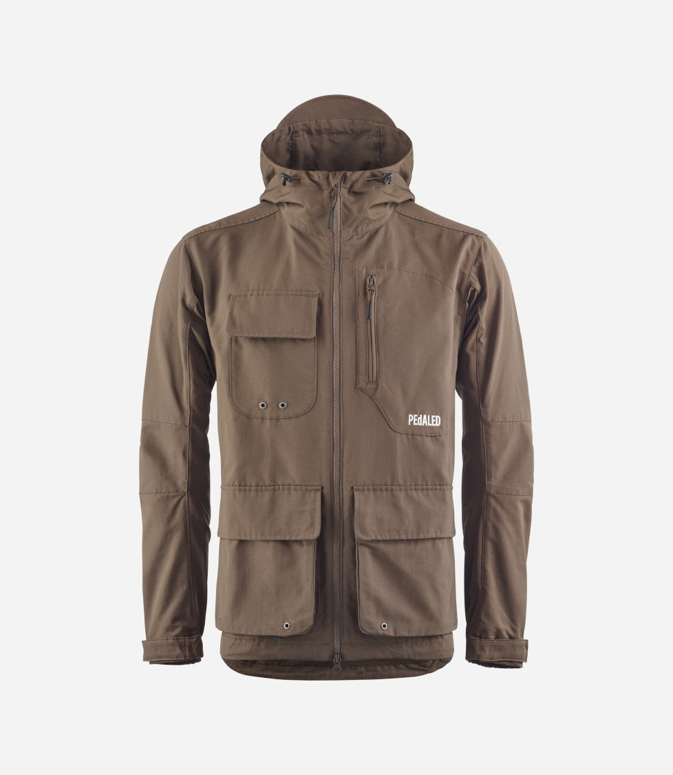 Pedaled Multipocket Jacket With Durable Fabric And Functional Design
