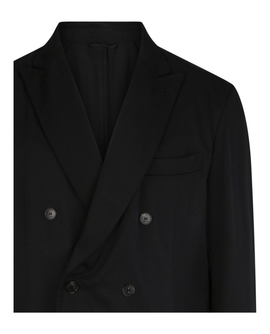Brioni Deconstructed Double-Breasted Blazer