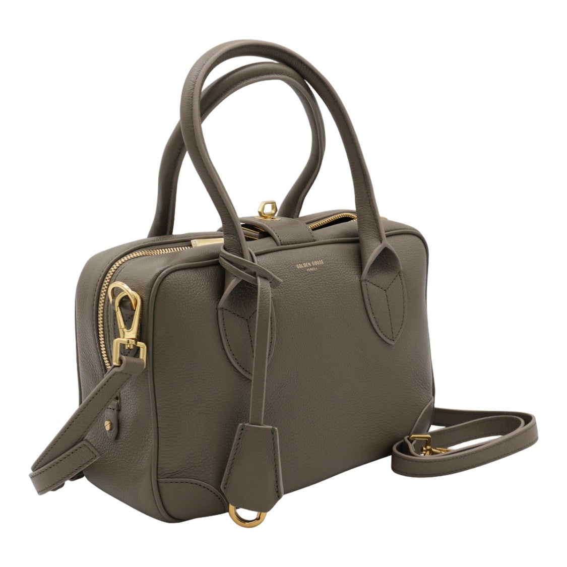 Golden Goose Structured Rectangular Handbag With Gold-Tone Hardware