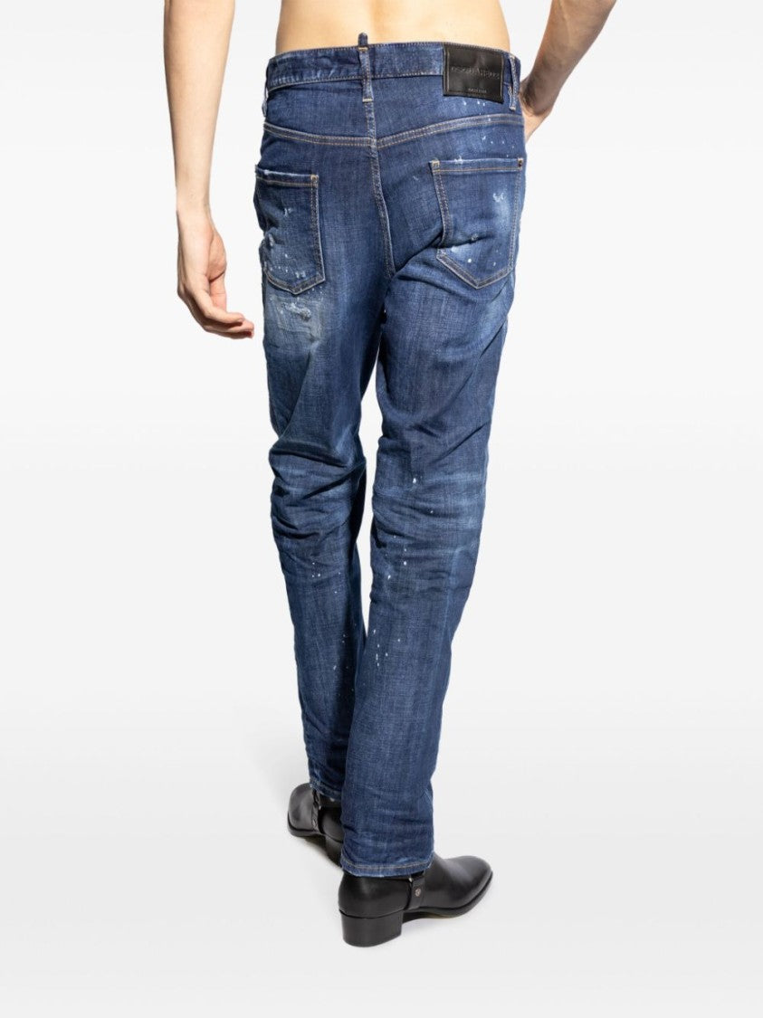 Dsquared2 Straight Blue Jeans
