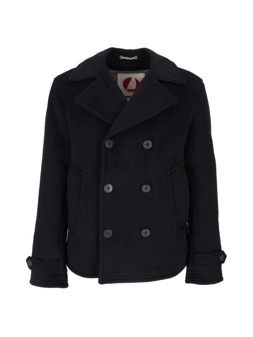 Murphy & Nye Blue Nights Tack Jacket Wool Double-Breasted Peacoat