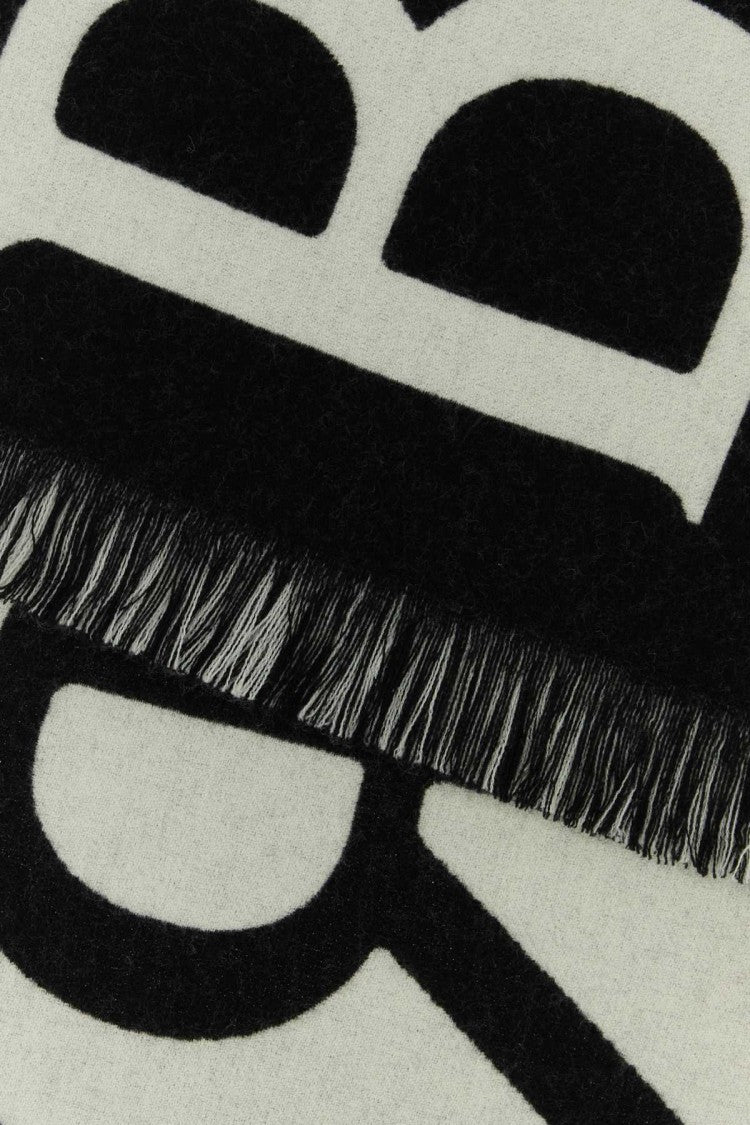 Burberry Black Wool Scarf