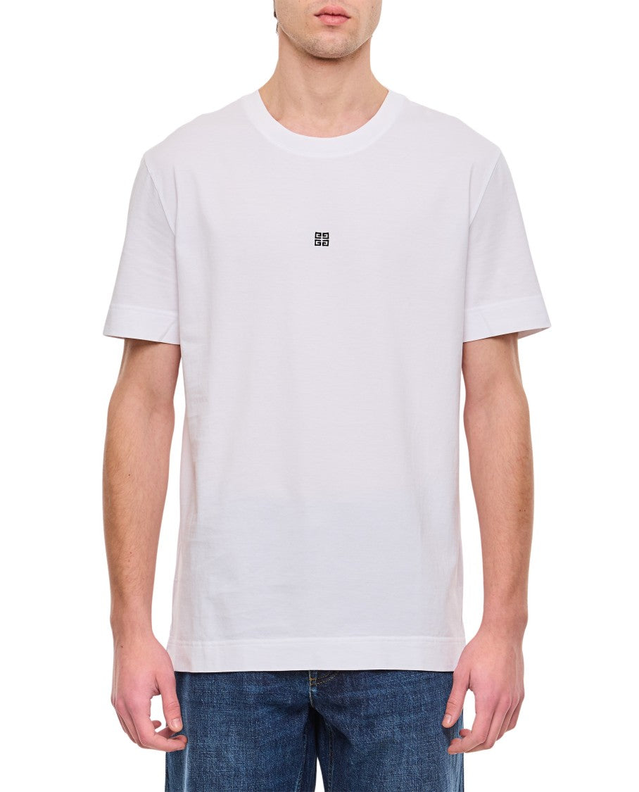 Givenchy Crewneck T-Shirt With 4G Logo