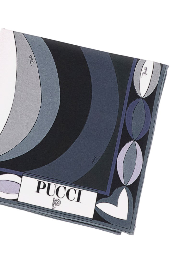 Emilio Pucci Square Silk Twill Scarf