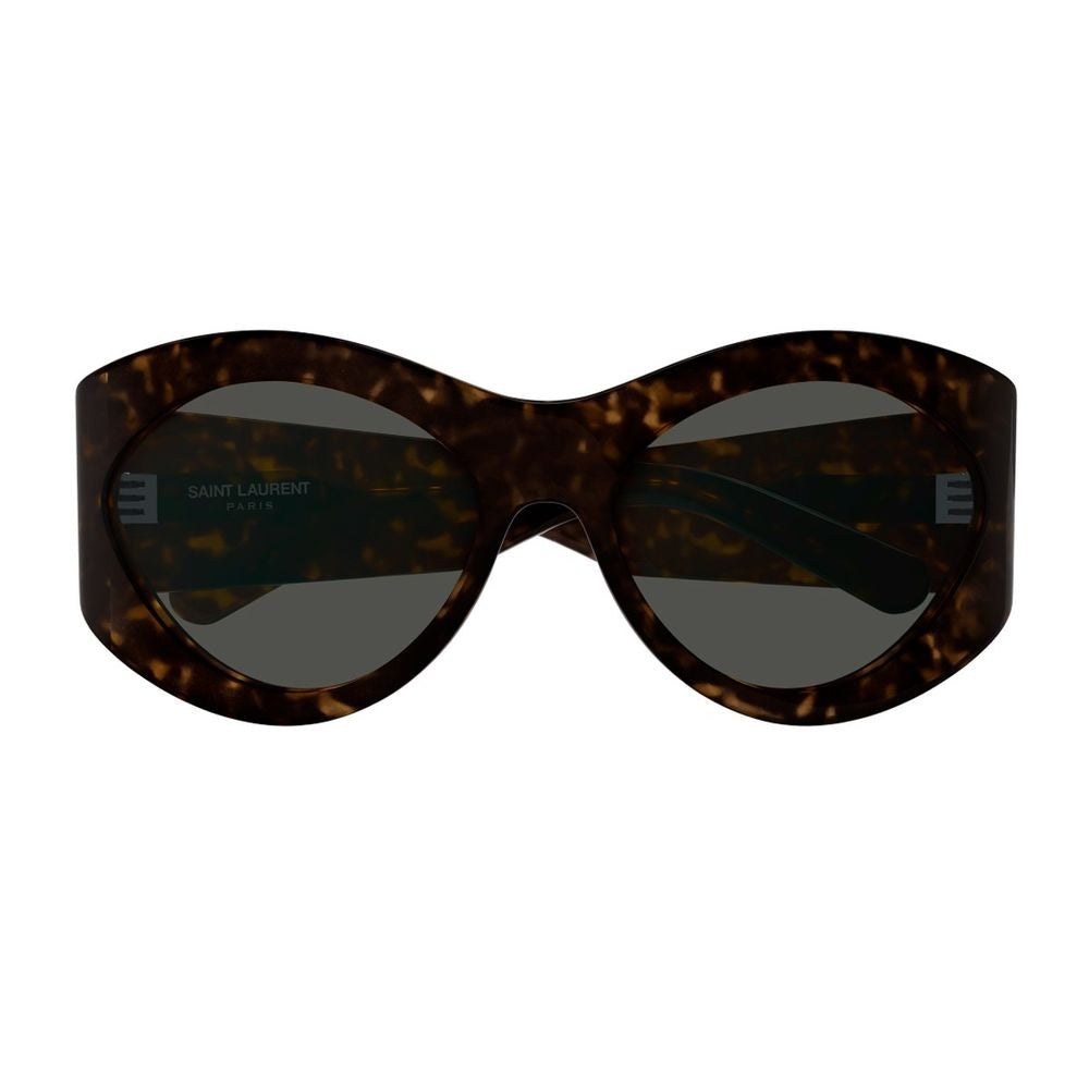Saint Laurent Sl 854 Linea Sl Logo Oversized Round Sunglasses