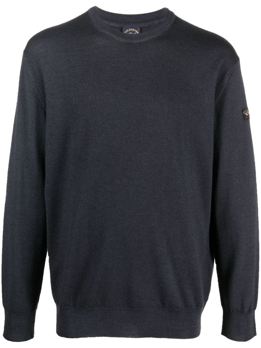 Paul & Shark Classic Merino Wool Crewneck Sweater