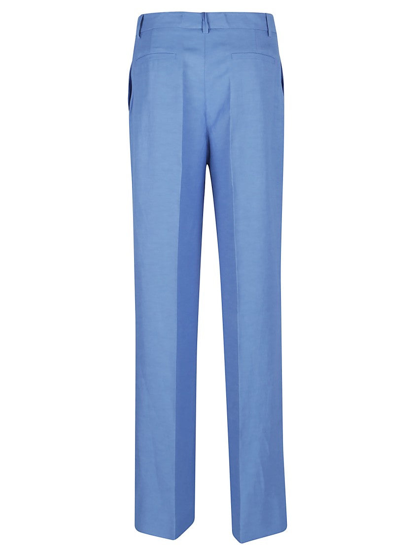 Parosh Cerulean Blue Tailored Trousers