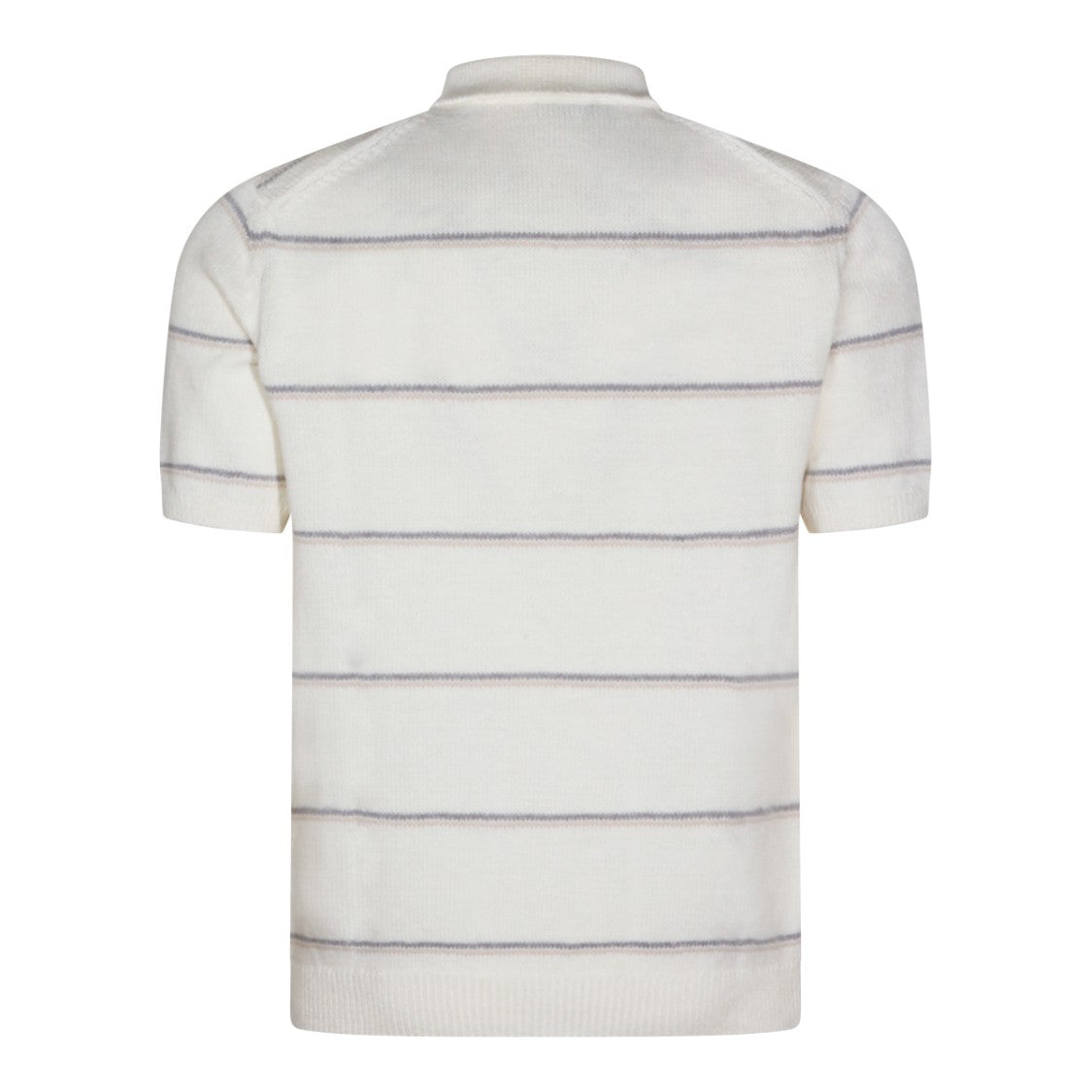 Eleventy Short-Sleeve Polo Shirt With Textured Knit And Refined Details