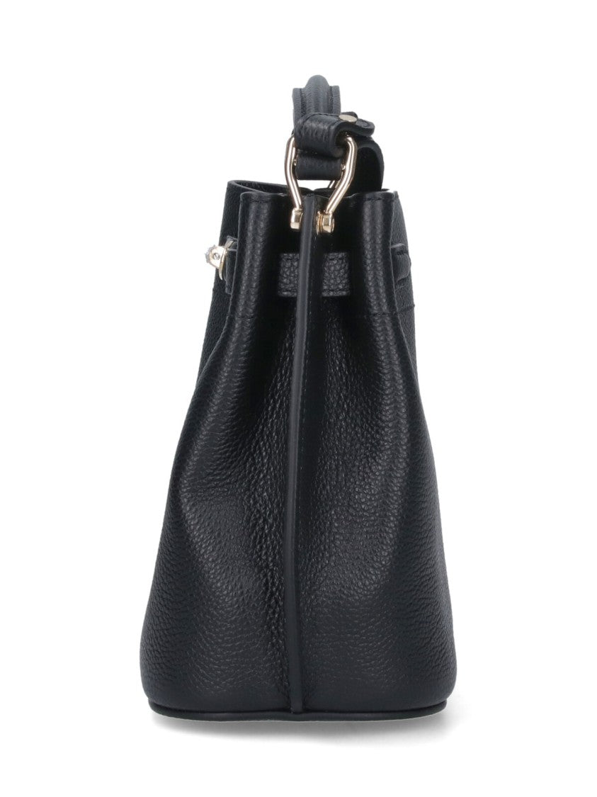 Mulberry Black Islington Mini Bucket Leather Bag