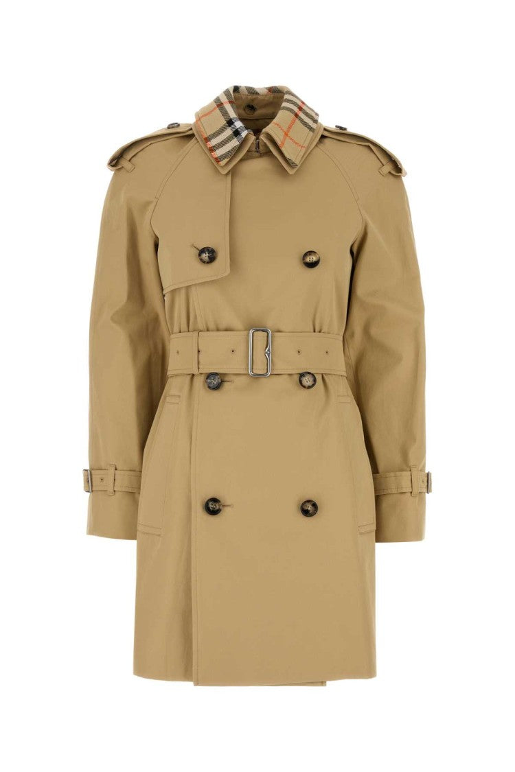 Burberry Beige Cotton Trench Coat