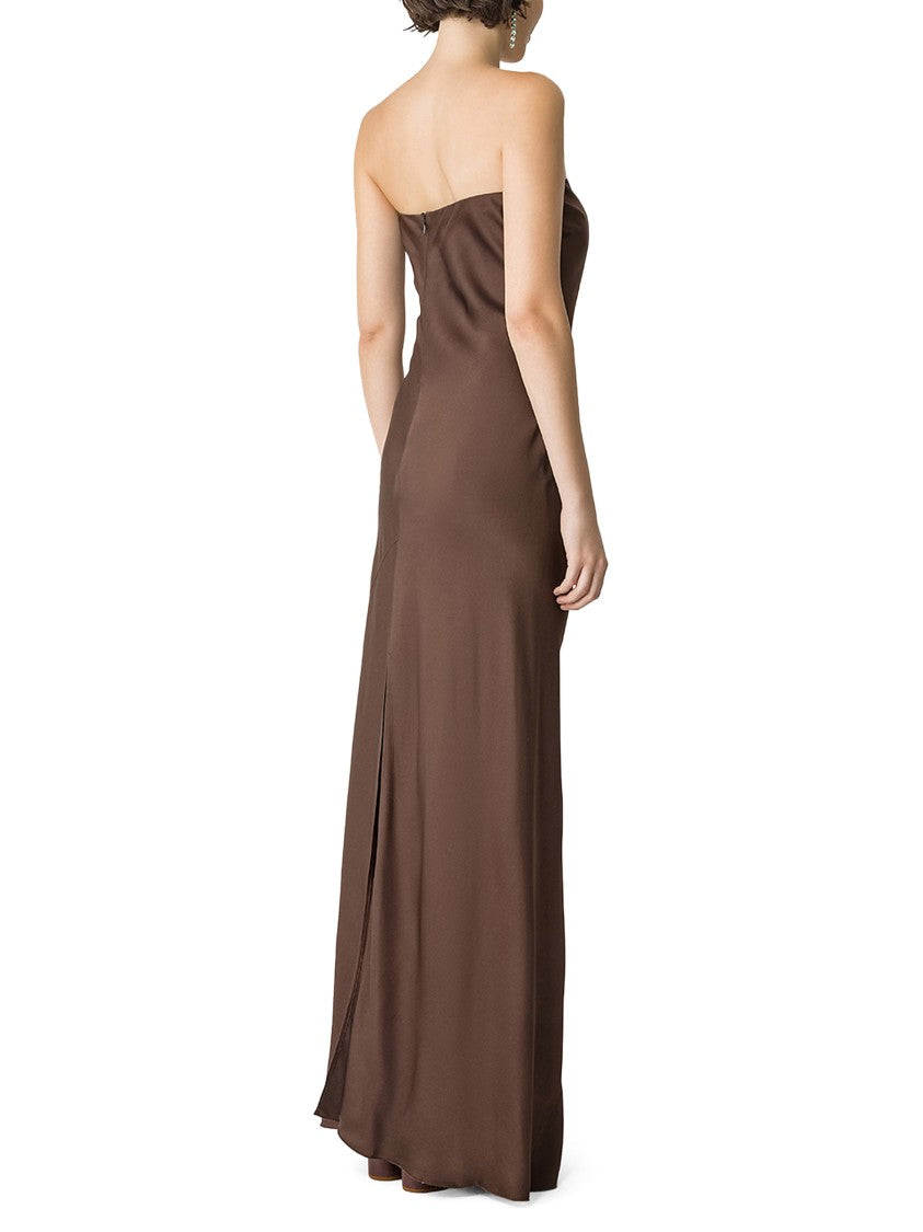 Forte Forte Bias Cut Floor-Length Column Dress