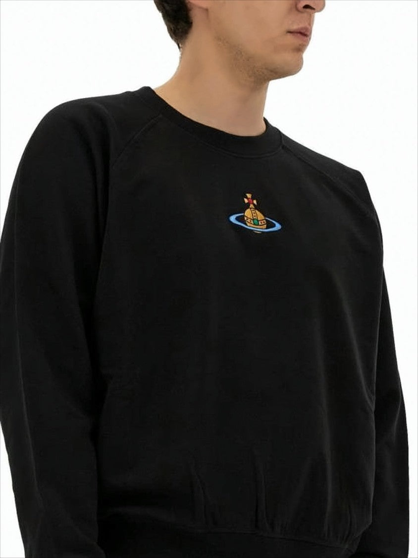 Vivienne Westwood Long-Sleeve Relaxed Fit Shirt With Embroidered Emblem