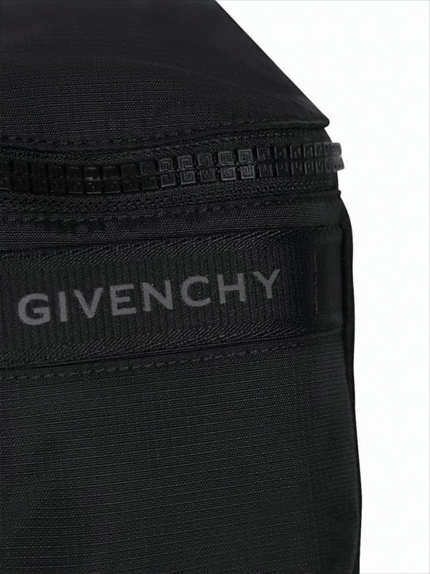 Givenchy Compact Black Polyamide Belt Bag With Adjustable Strap