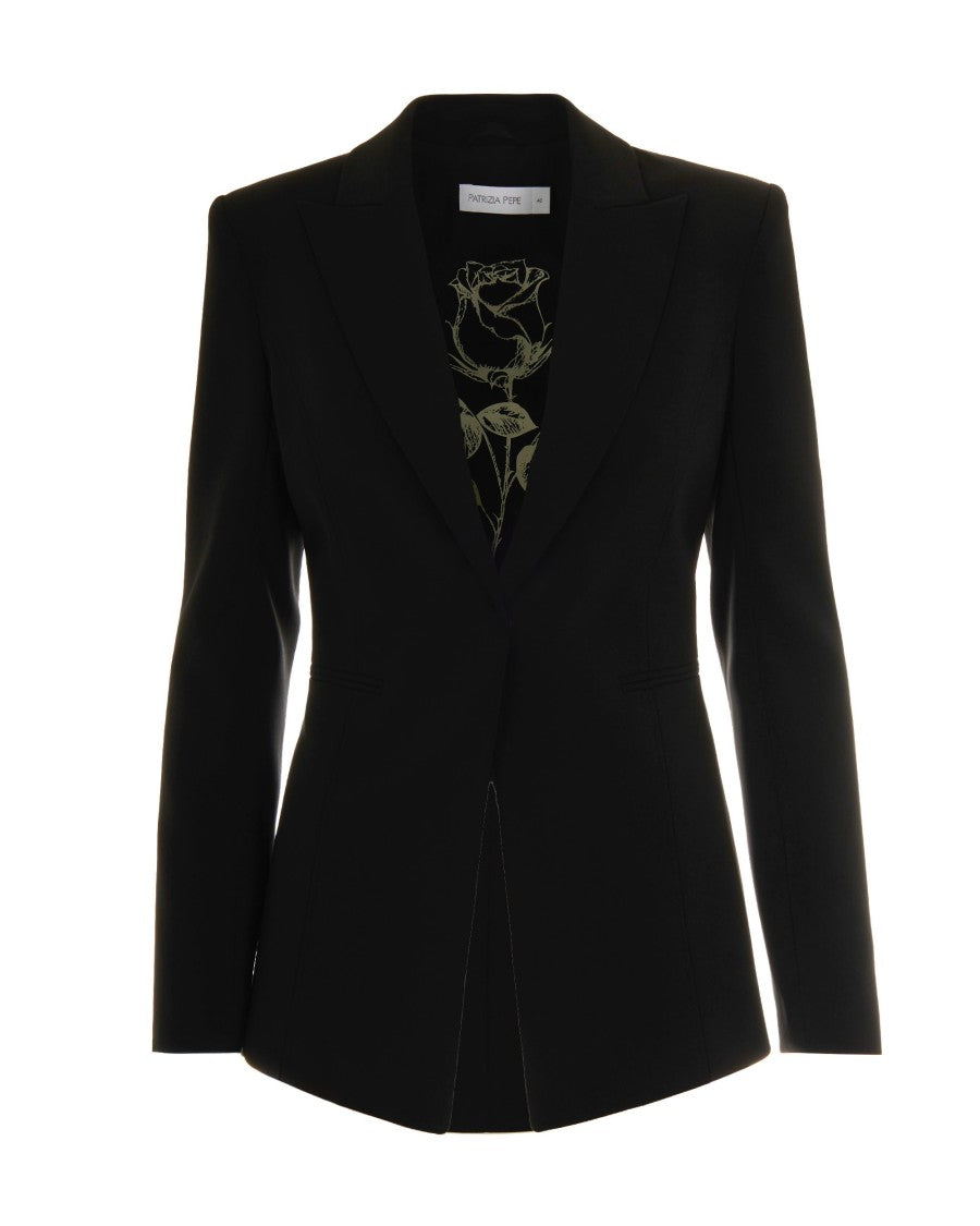 Patrizia Pepe Black Essential Jacket