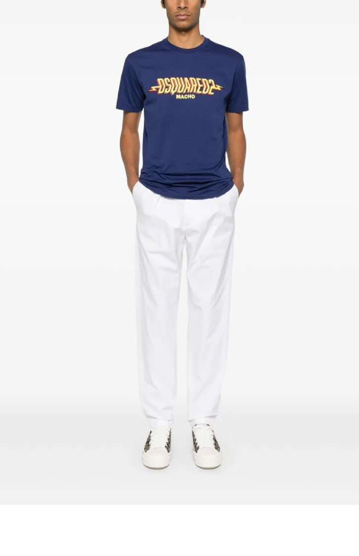 Dsquared2 Bold Graphic Print Cotton T-Shirt