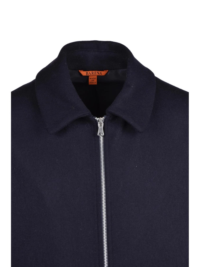 Barena Unlined Wool-Blend Zip Jacket