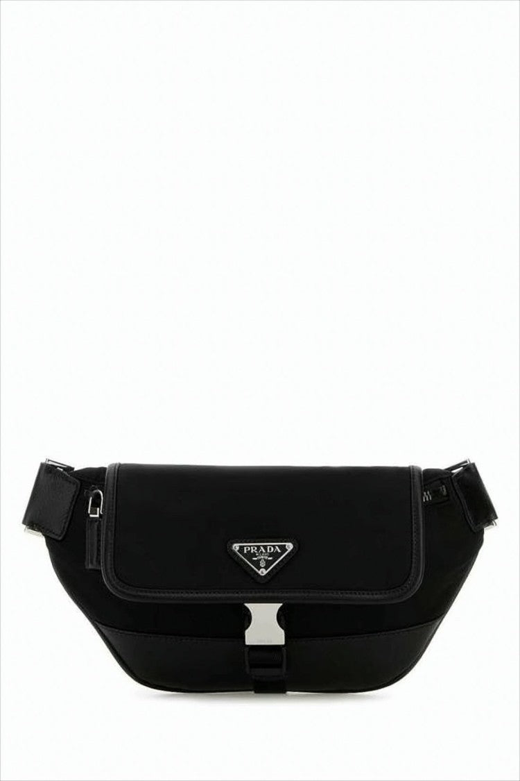 Prada Belt Bag In Recycled Polyamide With Flap Closure