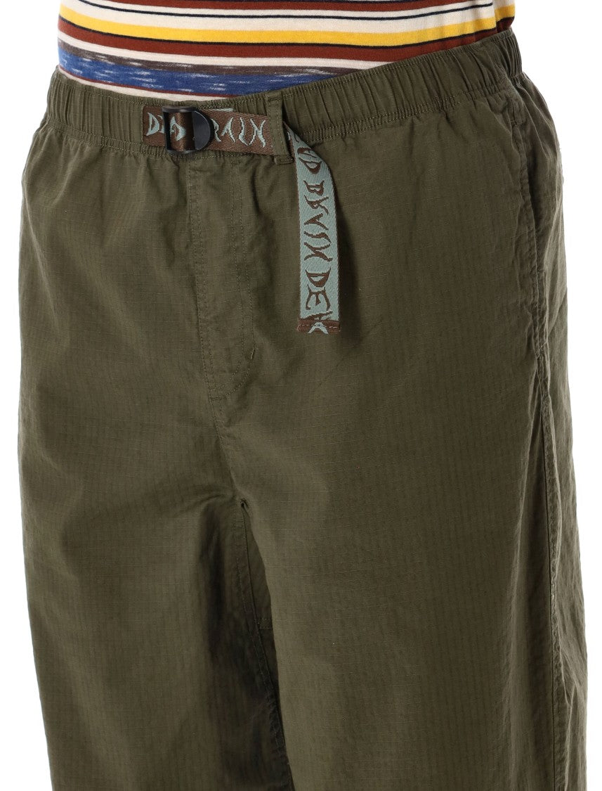Brain Dead Cotton Ripstop Climber Pant With Slouchy Fit And Custom Webbing