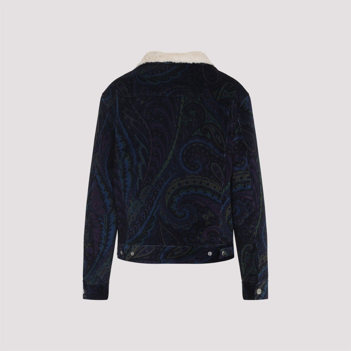 Etro Dark Blue Corduroy Jacket