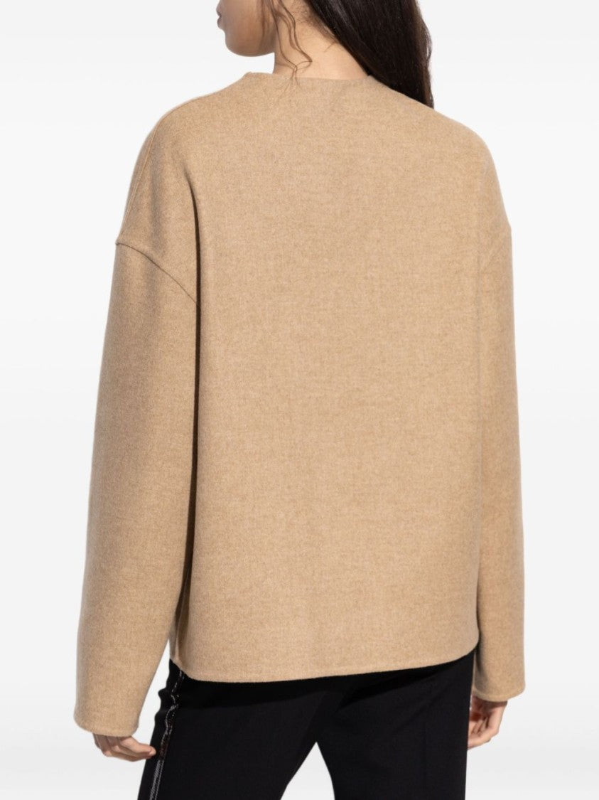 Versace Boxy Silhouette Jacket With Gold-Tone Buttons
