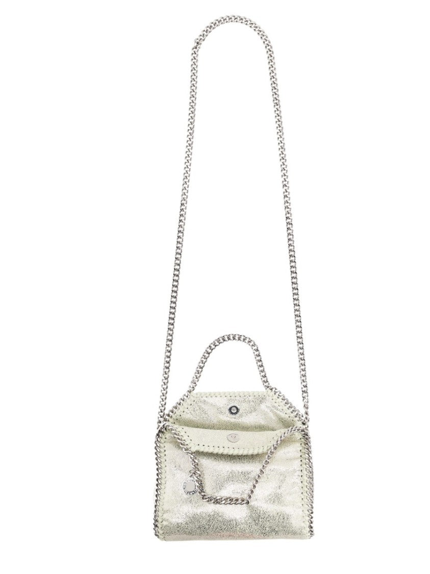 Stella Mccartney Falabella Micro Metallic Chain Bag