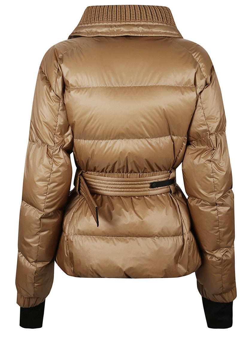 Moncler Grenoble Bataillouse Belted Quilted Short Jacket