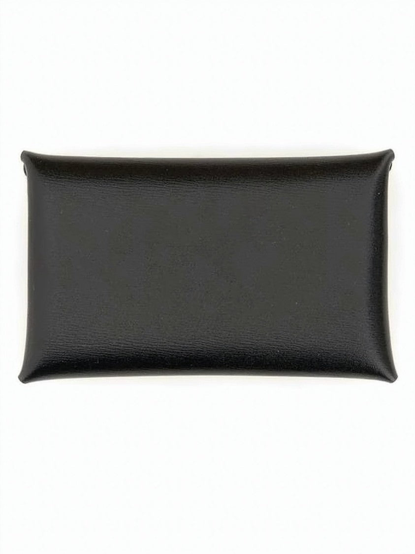 Jil Sander Rectangular Black Wallet With Glossy Finish