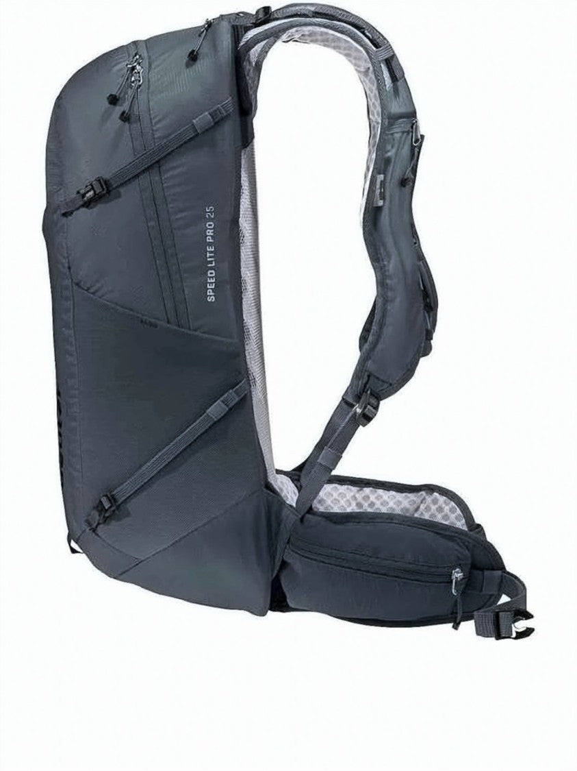 Deuter Streamlined Black Backpack With Recycled Polyamide Construction