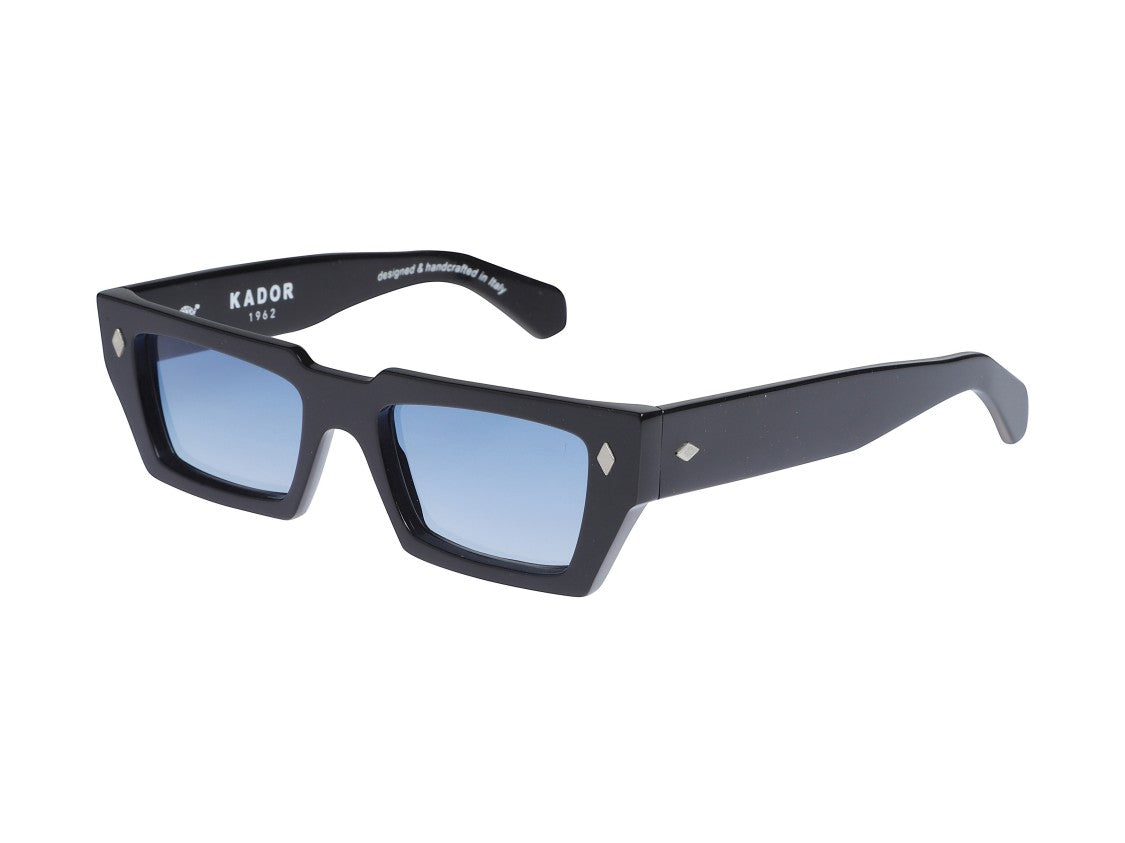 Kador Blue Disko Gradient Oversized Square Sunglasses