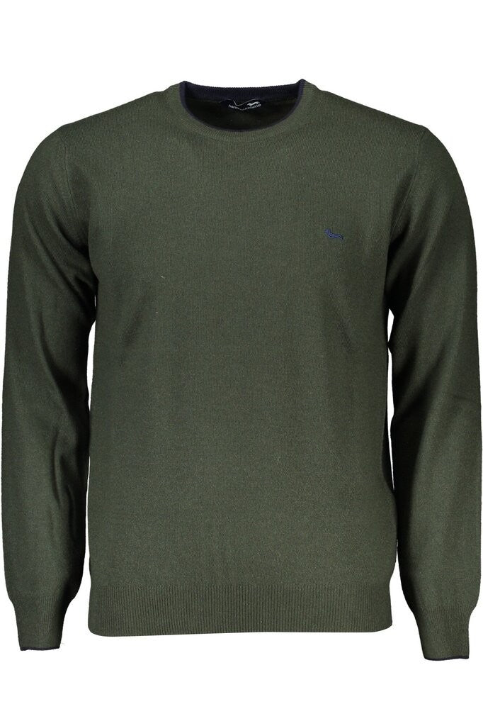 Harmont & Blaine Men's Crew-Neck Sweater With Dachshund Embroidery