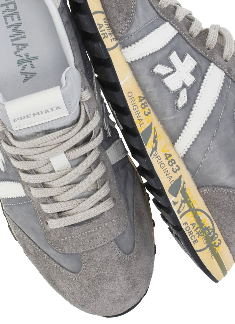 Premiata Grey Lucy 8187 Fabric Sneakers