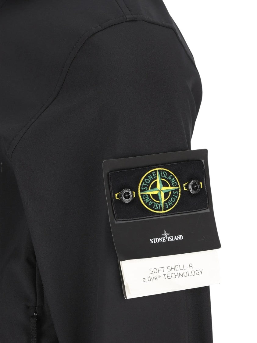 Stone Island Giubbotto High-Collar Drawstring Casual Jacket