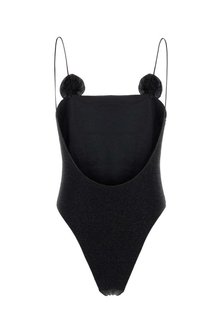 Oséree Black Nylon Blend Swimsuit