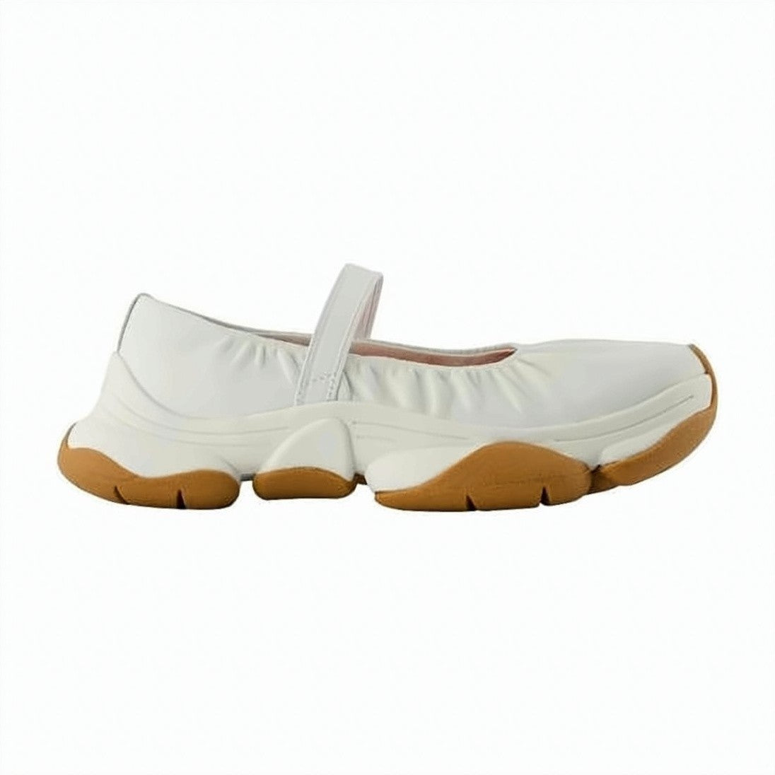 Camper Soft Gathered Upper Sneakers With Sporty Sole