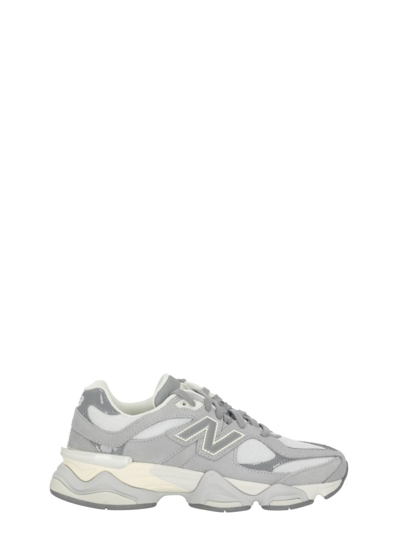 New Balance Grey Rounded Toe Cushioned Sole Low-Top Sneakers
