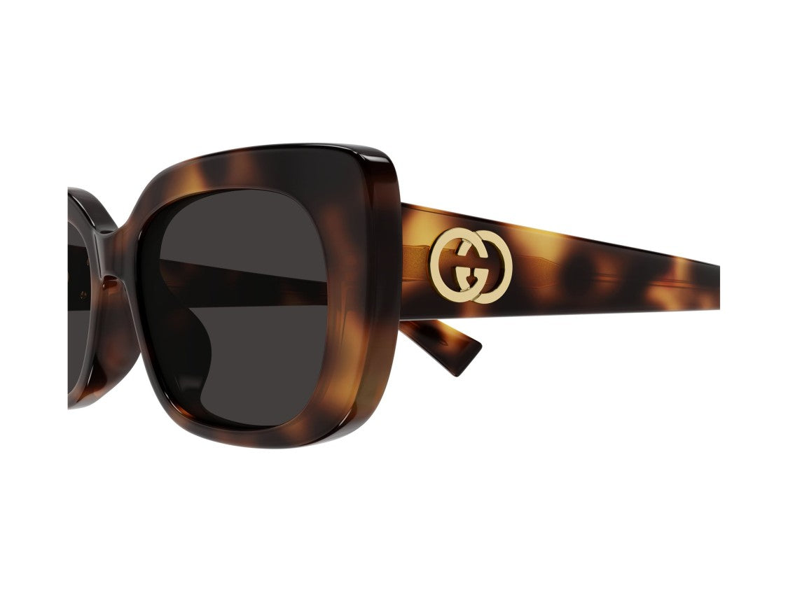 Gucci Gold Gg1979sk Acetate Oversized Square Sunglasses