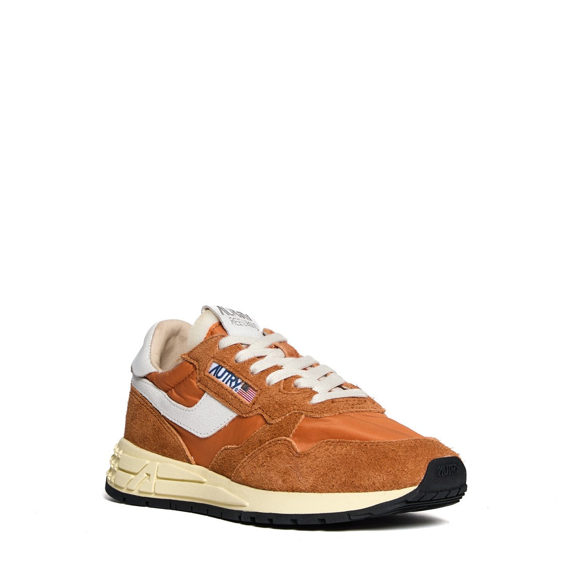 Autry Low-Top Sneakers With Amber Accents