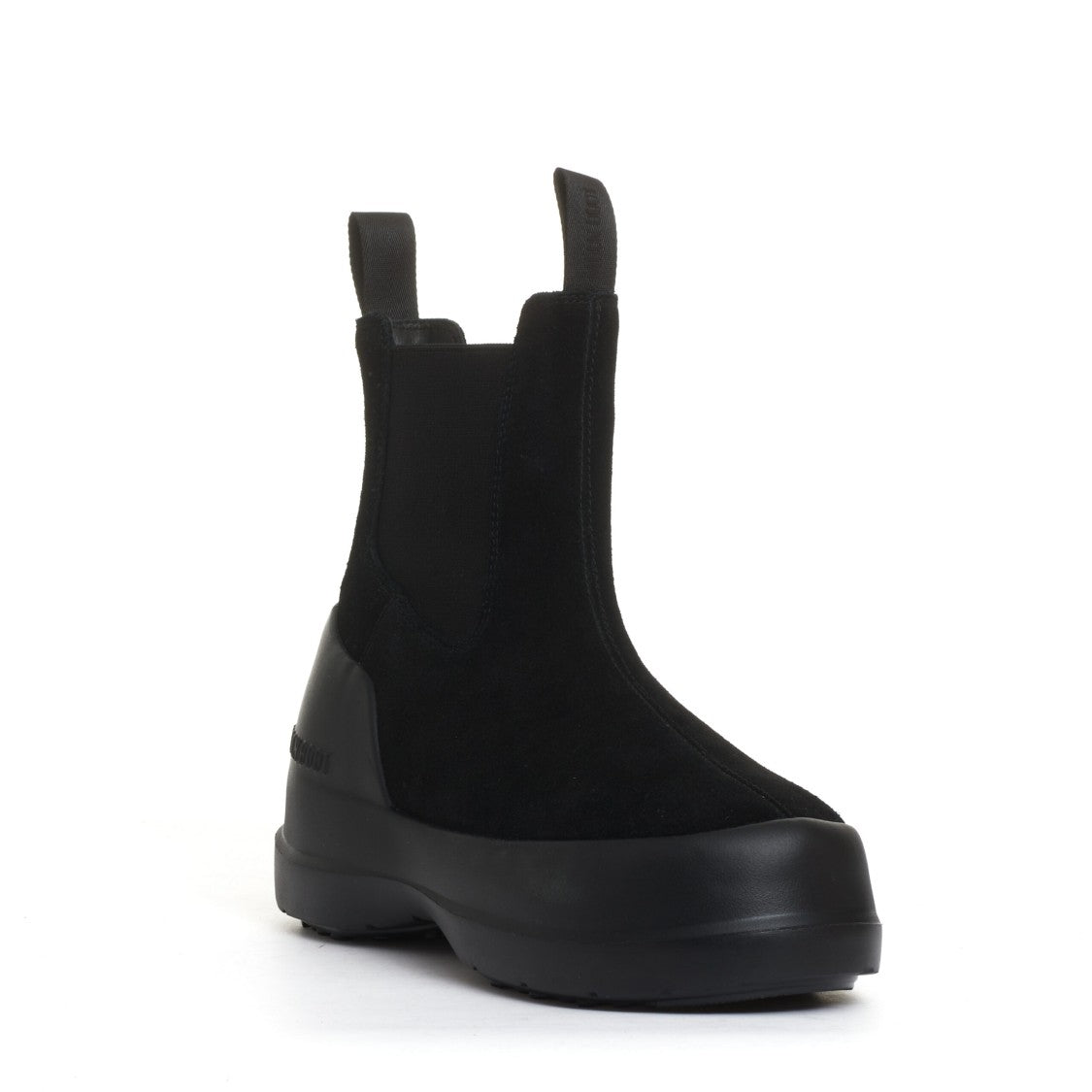 Moon Boot Mb Luna Chelsea Boots In Black Suede