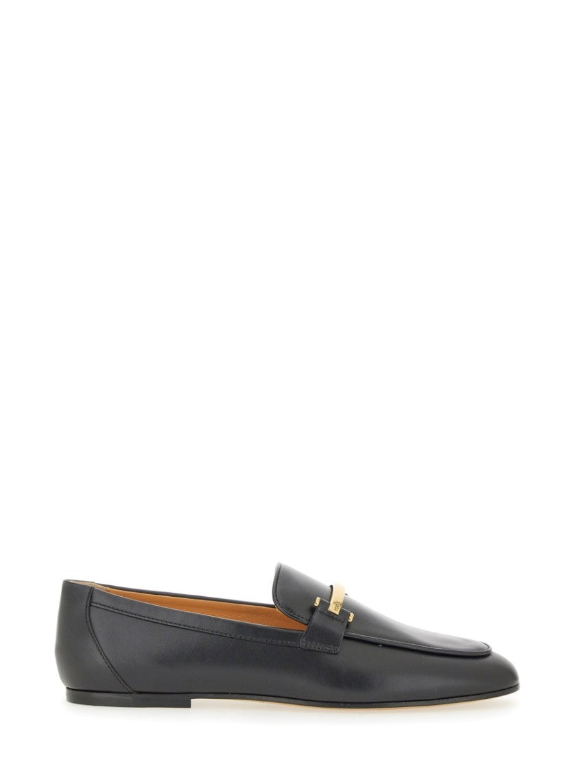 Tod's Pointed Toe Leather Loafers