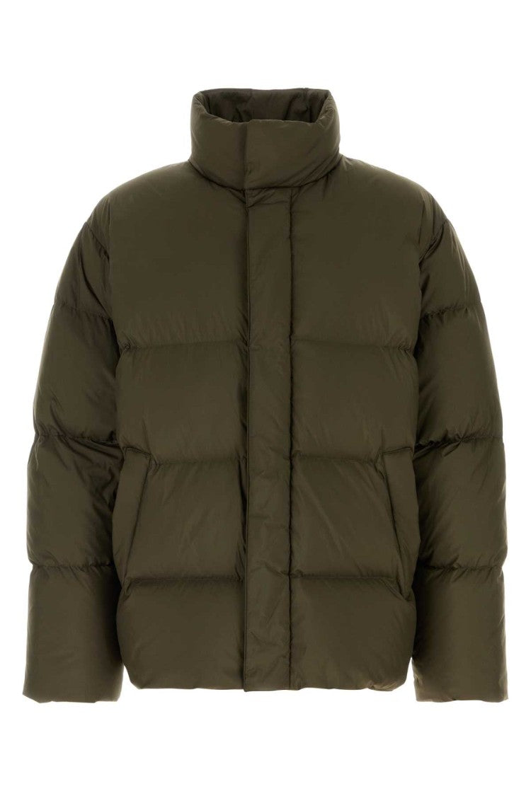 Saint Laurent Olive Green Polyester Down Jacket