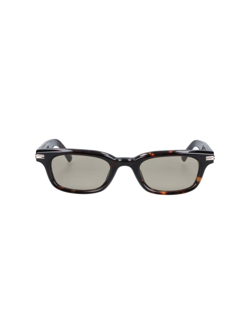 Chimi Brown Noct Tortoiseshell Rectangular Polarized Sunglasses