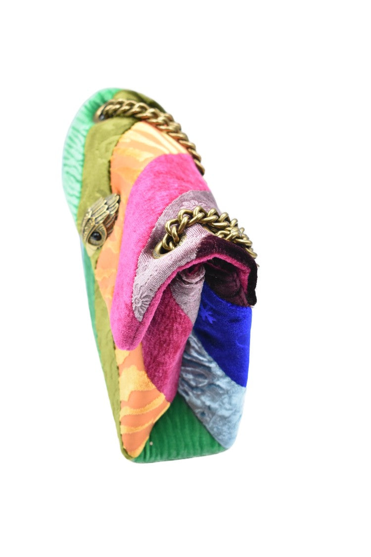 Kurt Geiger Patchwork Handbag With Decorative Clasp